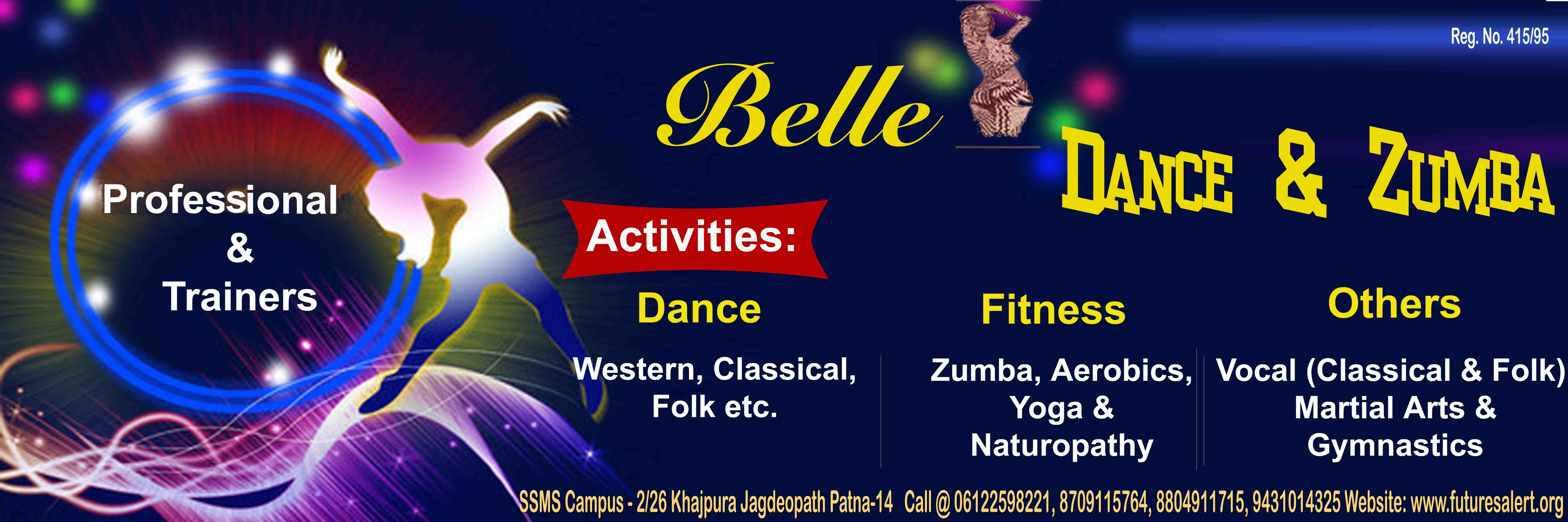 Belle dance zumba banner