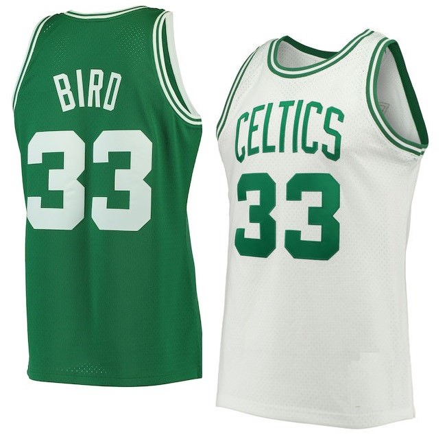 Boston Celtics #33 NBA Basketball Green 